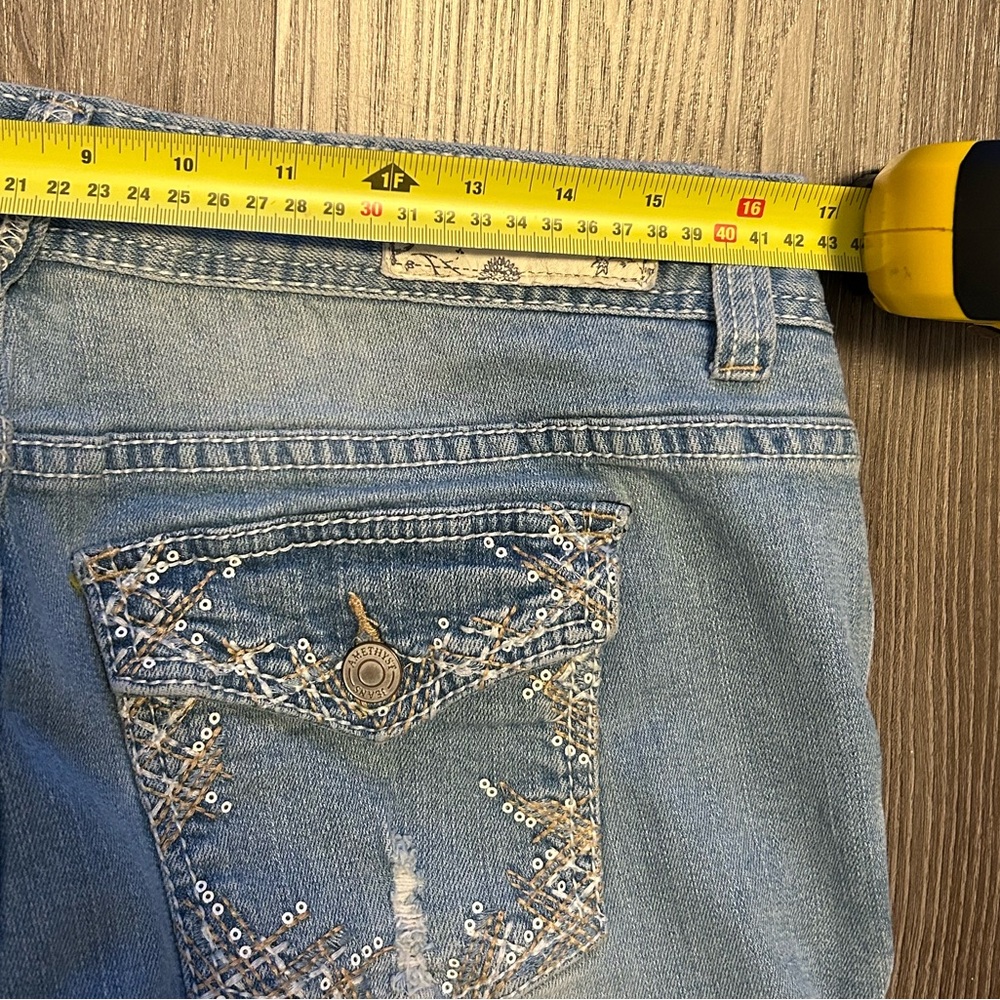 Y2K Amethyst Jeans Light Blue Denim - Picture 6 of 7